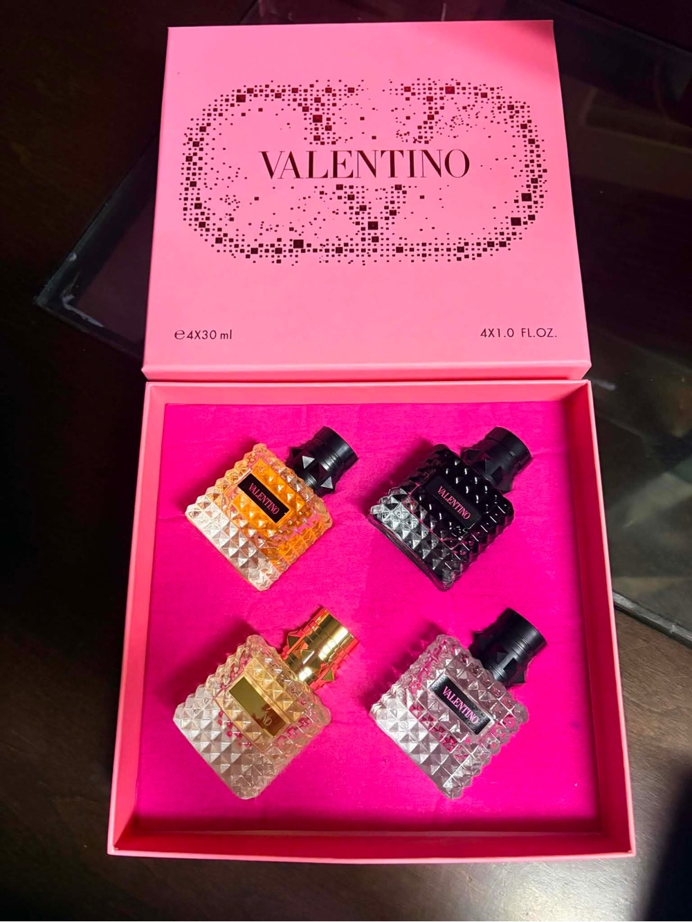 Valentino Mini Studded  Gift Set - Pink